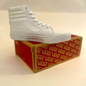 NIB White High Top Vans